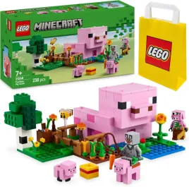 lego-minecraft-21268-dom-prosiaczka-klocki-zestaw-z-gry-torba-na-prezent
