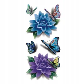 tatuaze-tymczasowe-tattoo-3d-1056-kwiaty-motyle