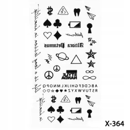 tatuaze-tymczasowe-tattoo-3d-super-jakosc-105x6-znaki-gwiazdy-czarna