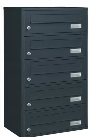 skrzynka-na-listy-poczte-zewnetrzna-lokatorska-zbiorcza-5-skrytek-antracyt