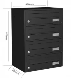 skrzynka-euro-pocztowa-na-listy-lokatorska-zbiorcza-4-skrytki-czarny-mat-c4