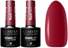 2-sztuki-lakier-hybrydowy-red-427-5g-claresa-bez-zalewania-skorek-trwaly