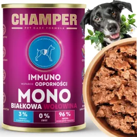 monobialkowa-karma-dla-psa-champer-immuno-400-g-wolowina-na-odpornosc