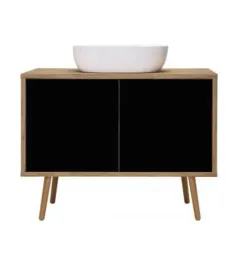 oltens-hedvig-szafka-95-cm-podumywalkowa-wiszaca-z-polka-czarny-mat-dab-nat