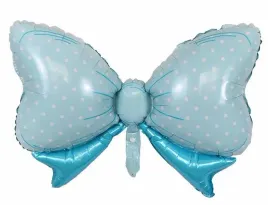 balon-foliowy-kokardka-niebieska-baby-shower-pierwsze-urodziny