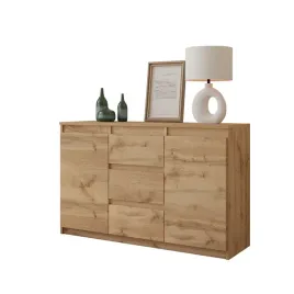 komoda-dab-wotan-120-cm-szeroka-2-drzwi-2-polki-3-szuflady