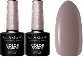 2-x-claresa-lakier-hybrydowy-winter-wonderland-9-5g-taupe-wysoka-trwalosc