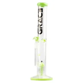 bongo-szklane-grace-glass-limited-edition-green-straight-41-cm