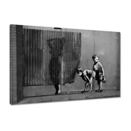 obrazy-140x90-banksy-podgladanie-pod-prysznicem