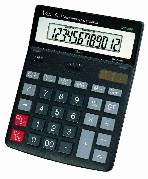 kalkulator-vector-dk-206