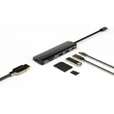 4smarts-hub-6w1-dex-function-2xusb-a-3-0-usb-c-hdmi-sd-microsd-szary-4-stan-nowy