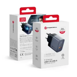 forcell-f-energy-gan-vt-39-ladowarka-sieciowa-typ-c-usb-a-pd-qc4-0-4a-45w