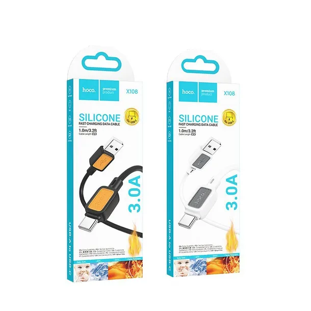 hoco-kabel-usb-a-do-typ-c-3a-x108-1-m-bialy-stan-nowy