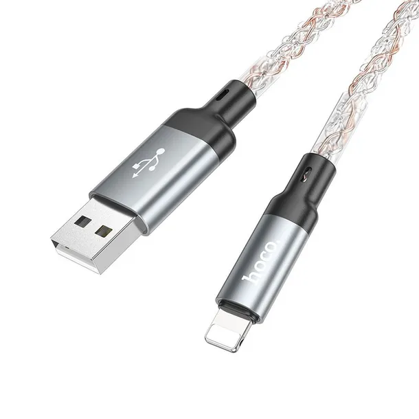 hoco-kabel-usb-a-do-lightning-24a-u112-1-m-szary-stan-nowy