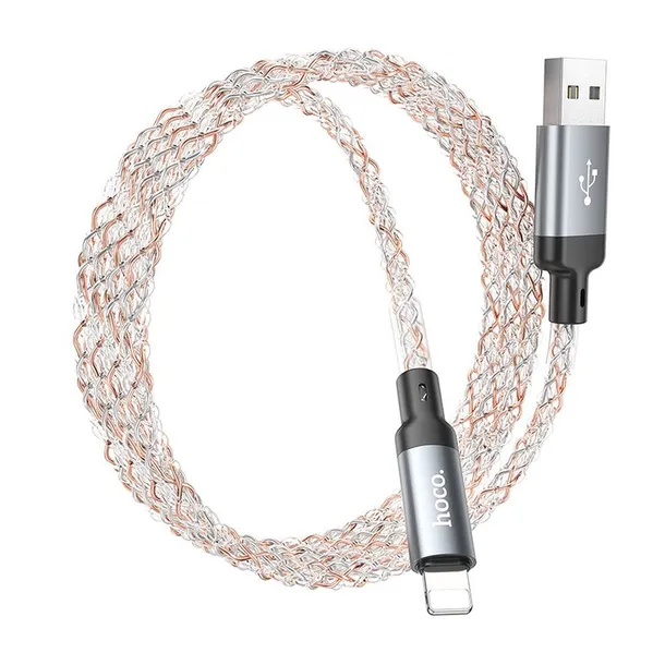hoco-kabel-usb-a-do-lightning-24a-u112-1-m-szary-stan-nowy