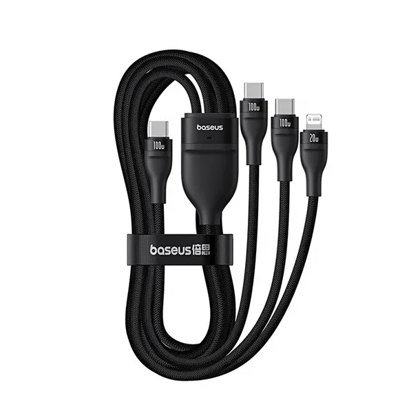 kabel-3w1-baseus-flash-series-3-100w-usb-c-usb-c-usb-c-lightning-15m-3-stan-nowy-kod-producenta-p10377502111-00