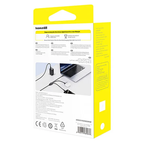 kabel-3w1-baseus-flash-series-3-100w-usb-c-usb-c-usb-c-lightning-15m-3-stan-nowy-kod-producenta-p10377502111-00