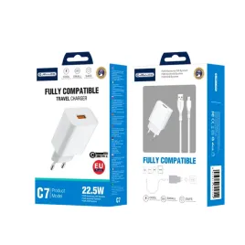 jellico-ladowarka-sieciowa-c7-22-5w-1xusb-qc3-0-kabel-usb-c-bialy