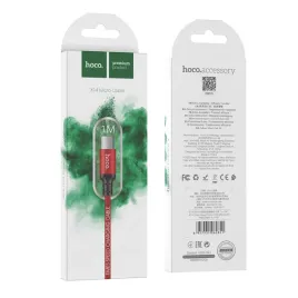 hoco-kabel-x14-micro-usb-3-1a-1m-czerwony