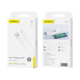 foneng-kabel-xs01-micro-usb-2-1a-1m-bialy
