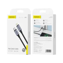 foneng-kabel-x95-usb-c-lightning-pd-20w-1-2m-czarny