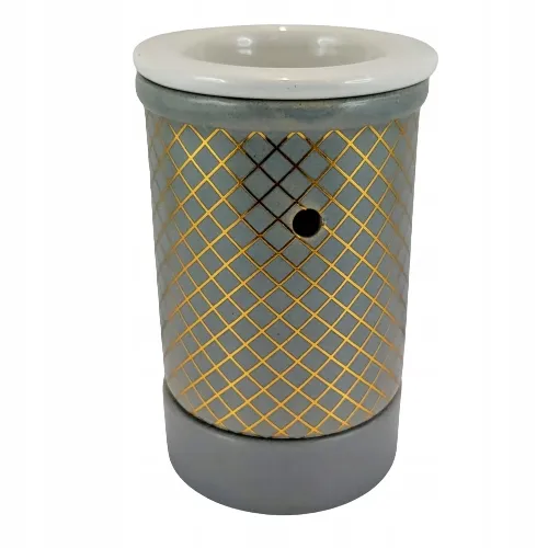 kominek-ceramiczny-szary-stan-nowy