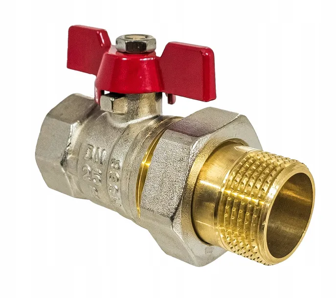 zawor-kulowy-kurek-1-dn25-mosiezny-ze-srubunkiem-i-dlawica-motylek-solidny-rodzaj-kulowy-kod-producenta-art-2424-25-d