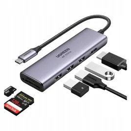 ugreen-adapter-hub-usb-c-5w1-do-3x-usb-3-0-5gbps-hdmi-4k-uhd-tf-sd-micro-sd