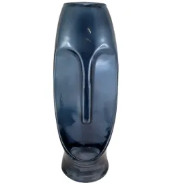 wazon-twarz-niebieski-szklany-30cm