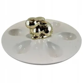 talerz-na-jajka-bialy-ze-zlotym-krolikiem