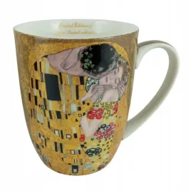 kubek-klimt-pocalunek-duzy-400-ml-zloty-w-pudelku