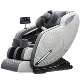 fotel-masujacy-masazer-elite-pro-szary-z-funkcja-bluetooth-i-glosnikami