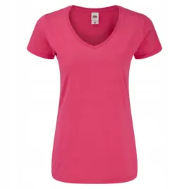 koszulka-damska-iconic-v-neck-fuchsia-r-m