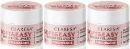 3-x-claresa-zel-budujacy-softandeasy-builder-gel-champagne-12g-zlota-drobinka
