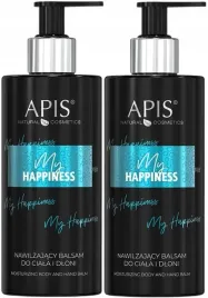 2-x-apis-my-happiness-nawilzajacy-balsam-do-ciala-dloni-300ml-olej-arganowy