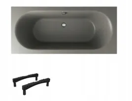 excellent-oceana-slim-180x80-wanna-prostokatna-szary-mat-nogi-syfon-chrom