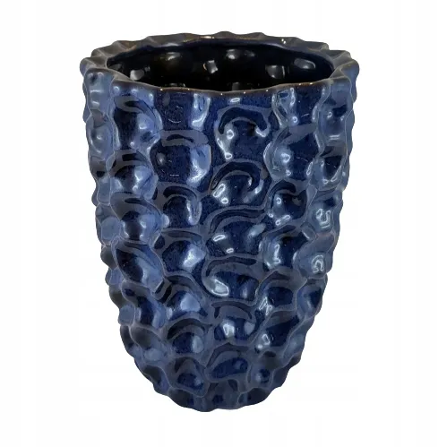 wazon-ceramiczny-granatowy-fi15-stan-nowy