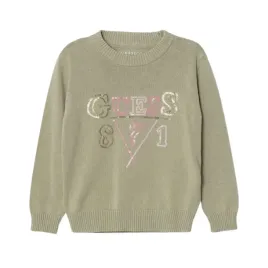 sweter-dziewczecy-guess-bawelniany-zielony-z-cekinami