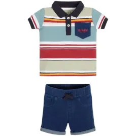 koszulka-spodenki-komplet-dzieciecy-guess-baby-bawelniany-polo