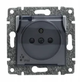 kos-elektro-system-vena-gniazdo-z-klapka-z-uziemieniem-aluminium-514039