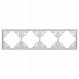 abex-ramka-poczworna-4x-do-serii-luna-kolor-srebrny-ip20-81x285x6mm-ra-4l