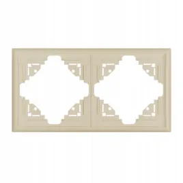abex-ramka-podwojna-2x-do-serii-luna-kolor-bezowa-ip20-81x152x6mm-ra-2l