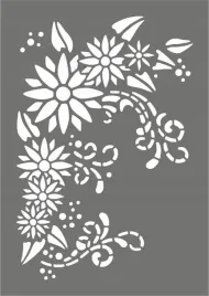 szablon-malarski-a4-kwiaty-z-listkami-438-106