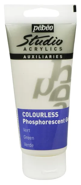 Farba luminescencyjna akrylowa Fosfor Pebeo 100 ml - Green Colourless