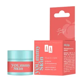 aa-you-mmy-skin-peach-firm-ujedrniajaca-maska-do-ust-kofeina-brzoskwinia