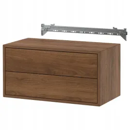 ikea-eket-kombinacja-szafek-wiszacych-z-2-szufladami-orzech-70x35x35-cm