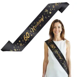 szarfa-urodzinowa-60-urodziny-glamour-czarno-zlota-160-cm