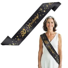 szarfa-urodzinowa-80-urodziny-glamour-czarno-zlota-160-cm