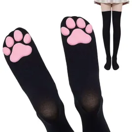 urocze-zakolanowki-z-kocimi-lapkami-3d-cute-kawaii-anime-czarne-65-cm