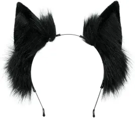 urocze-futrzane-kocie-lisie-uszy-cosplay-anime-furry-opaska-czarne